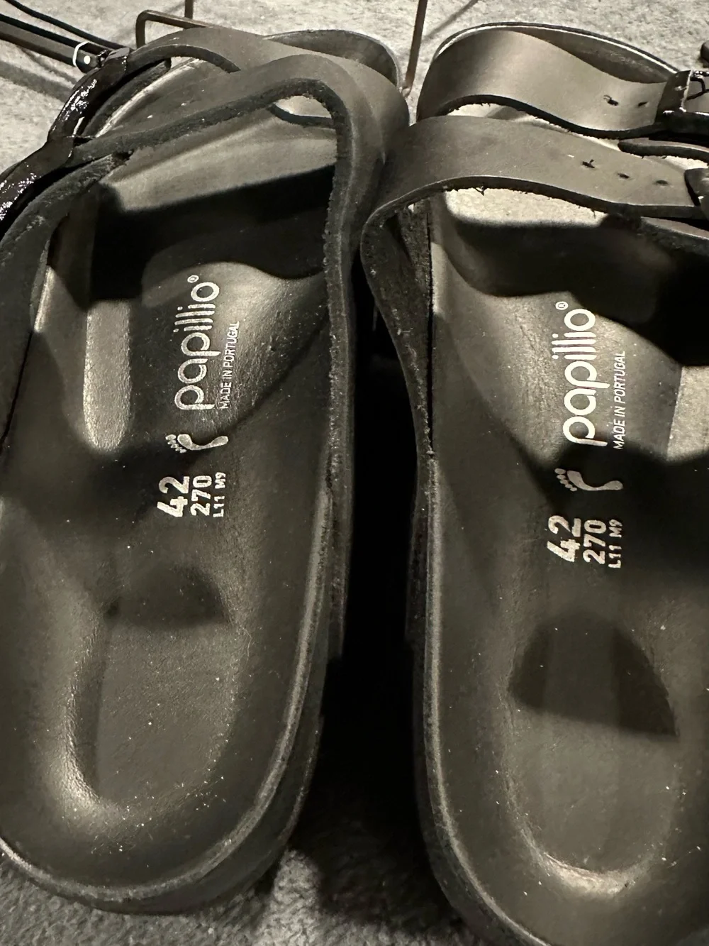 Birkenstock Arizona Flex Platform Sandal - Black Size 42/Women’s 11 No Box